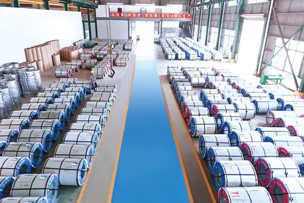 Linea di produzione di bobine a coate a colori