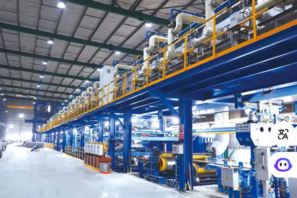 Linea di produzione di bobine galvanizzata